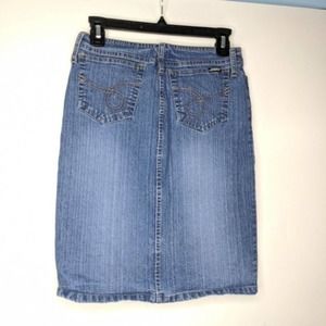 1 2 Juniors Squeeze Stephen Hardy Denim Skirt N